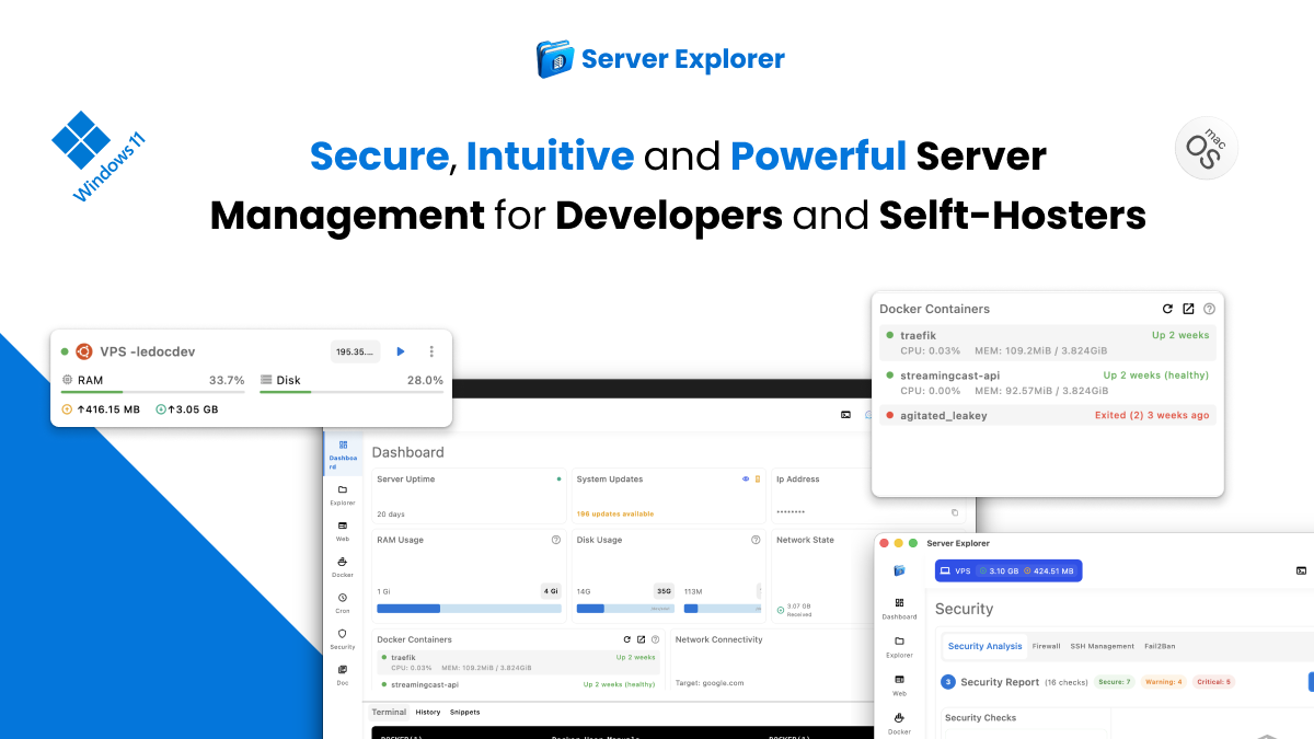 Server Explorer - DevOps Tools